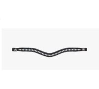 QHP Skye QHP17 Bandeau Noir/bleu marine Taille : demi-sang