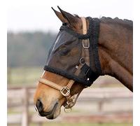 QHP Without Ear Protection Fly Mask Full Size Black
