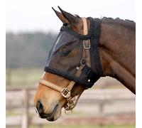 QHP Without Ear Protection Fly Mask Full Size Grey