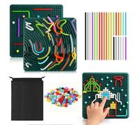 Qhpbuy Sensor Technology Toy Activity Board, Sensoriel Double Face pour Les Enfants, Les Adultes pour Les Maisons, Les cliniques