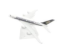 QHQQXN 16 cm 1 400 pour A380 Singapore Airlines échelle Airbus en Alliage métallique modèle Avion Miniature Avion Playkits