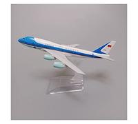 QHQQXN 16 cm pour Air Force One Airlines Boeing B747-400 Airbus métal moulé sous Pression modèle d'avion Kits de Jeu