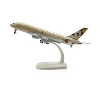 QHQQXN 20 cm pour modèle d'avion en Alliage A380 Airbus Etihad résine Jouet Collection Passe-Temps Kit de Jeu
