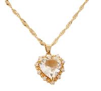 QHQQXN Accessoires pour filles Collier coeur pavé de couleur multicouche en argent sterling 925 pour femmes, collier coeur en strass - Collier pavé de zircon brillant, collier coeur de réunion pour la