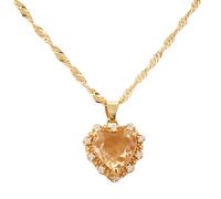 QHQQXN Accessoires pour filles Collier coeur pavé de couleur multicouche en argent sterling 925 pour femmes, collier coeur en strass - Collier pavé de zircon brillant, collier coeur de réunion pour la