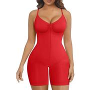 QHQQXN Body Gainant pour Femmes avec contrôle du Ventre, sans Couture, Fermeture éclair, pour Un Usage Quotidien et Une fête