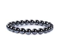 QHQQXN CCXXYGWJ Bracelet Extensible en Perles Rondes de 8 mm, 7 Pouces, Unisexe