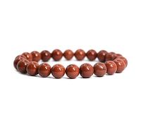 QHQQXN CCXXYGWJ Bracelet Extensible en Perles Rondes de 8 mm, 7 Pouces, Unisexe