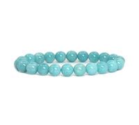 QHQQXN CCXXYGWJ Bracelet Extensible en Perles Rondes de 8 mm, 7 Pouces, Unisexe