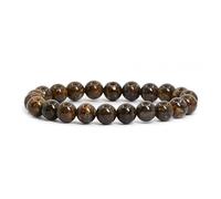QHQQXN CCXXYGWJ Bracelet Extensible en Perles Rondes de 8 mm, 7 Pouces, Unisexe