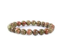 QHQQXN CCXXYGWJ Bracelet Extensible en Perles Rondes de 8 mm, 7 Pouces, Unisexe
