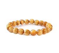 QHQQXN CCXXYGWJ Bracelet Extensible en Perles Rondes de 8 mm, 7 Pouces, Unisexe