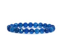 QHQQXN CCXXYGWJ Bracelet Extensible en Perles Rondes de 8 mm, 7 Pouces, Unisexe