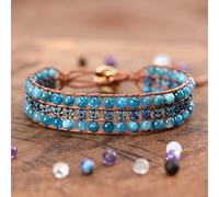 QHQQXN CCXXYGWJ Bracelets Papillon Bleu Pierres Hématite Bracelet Bracelets Espoir Perles Unisexe Bracelets Bijoux