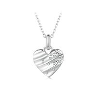 QHQQXN Collier Coeur Infini avec breloque commutable, Colliers Pendentif Amour en Pierre pour Femmes, Collier chaîne en Corde