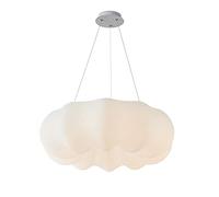 QHQQXN Éclairage Suspendu Moderne de Plafond de Nuage Blanc, Gradation Tricolore de LED sur des luminaires de plafonniers réglables Simples de Lustre pour Le Bar de café de Salon