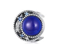 QHQQXN Émail Chat Lune Étoile Lune Céleste Soleil Charme Perle Pendentif À Breloque DIY pour Boucles d'oreilles Collier Bracelet