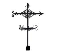 QHQQXN Girouette à Motif de flèche, girouette en métal Noir, girouette en Forme d'animal, Ornement de Jardin, décoration de Paddock de Hangar de Toit de Cour extérieure de Jardin de Ferme