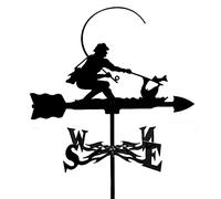 QHQQXN Girouette en métal Figurine Girouette Girouette, Indicateur de Direction du Vent Pratique, Girouette Vintage Scène de Ferme Maison Extérieur Jardin Artisanat Ornements