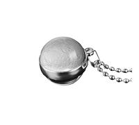 QHQQXN HHRLCH Collier planète en Argent Sterling 925 pour Hommes et Femmes, Colliers planète Spatiale Univers du système Solaire, Pendentif Boule de Verre Double Face, Collier Saturne Or, Collier