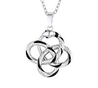 QHQQXN HHRLCH Collier Serpent rempli d'or 14 carats pour Femmes et Hommes, Collier Serpent en Argent Sterling 925, Puissant Symbole Animal mystérieux, Serpent, Ouroboros, Gothique rétro,