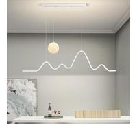 QHQQXN LED Pendant Light Linear Chandelier Aluminium Fixture Illumination 3000-6000K Hanging Lamp Home Decor Dimmable Modern Indoor Light,Chandelier LWX