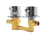 QHQQXN Mitigeur de Douche en Laiton - Commande de déviateur de Douche thermostatique 2/3/4/5 Voies pour Cabine de Douche, Robinet de Salle de Bain, Conception économe en Eau