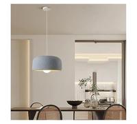 QHQQXN Modern Pendant LED Lights Creative Art Resin Decor Chandeliers Kitchen Dining Table Modest Ceiling Lamps for Room(Grey,D40cm) LWX