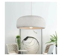 QHQQXN Modern Pendant LED Lights Creative Art Resin Decor Chandeliers Kitchen Dining Table Modest Ceiling Lamps for Room(Grey,D40cm) LWX