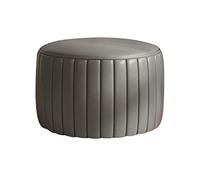 QHQQXN Padded Leather Footstool & Side Table - Versatile Stool for Living Room Bedroom & Dressing Table - Stylish Wear-Resistant Foot Seat for Shoe Changing & Relaxation