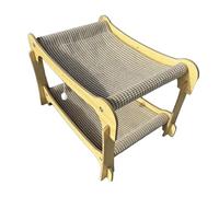 QHQQXN Planche à gratter pour Chat | Lit griffoir pour Chat en sisal Double Couche | Fournitures pour Animaux de Compagnie, lit pour Chaton, pour Grands, Moyens Petits couchages, Meubles