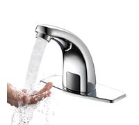 QHQQXN Robinet Automatique sans Contact - Robinet électronique Mains Libres pour Cuisine Salle de Bain, Installation Facile à 1 Trou, connecteur G1/2, activé par capteur pour Un Confort Ultime