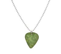 QHQQXN Rock Roll en Argent Sterling 925 pour Femmes et Hommes, Pendentif en Forme de cœur, chaîne de Cou de périphériques de Film, Tour de Cou Punk à Pointes, Collier de Guitare, Pointe