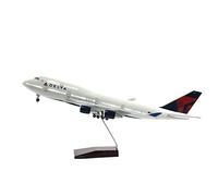 QHQQXN Talon de 47 cm pour Avion Boeing B747 modèle 1 160, Roue légère en résine moulée sous Pression, Collection de Cadeaux, kit de Jeu de Passe-Temps (Delta avec lumière)