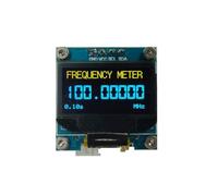 Qhsgdbgem Compteur de fréquence 1kHz-100MHz affichage clair OLED 0,96 pouce | Précision TCXO ±2,5 ppm pour stabilité de mesure fiable sur toute la plage 1kHz-100MHz, idéal pour lab et instrumentation
