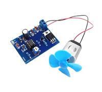 Qhsgdbgem Kit Ventilateur Électrique NE555 DIY Éducation STEM Projet PCB | Idéal pour l'éducation STEM, les cours d'électronique et les projets scientifiques.