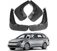 QHuaL 4Pcs Voiture Bavette Garde Boue pour VW Jetta Sportwagen Golf 6 Mk6 Variant Wagon Estate 2009 2010 2011 2012 Avant et Arrière Anti ÉClaboussures Accessoires de Protection de Voiture