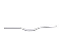 QHYRZE 31.8mm VTT Riser Guidon en Alliage D'aluminium XC VTT Guidon 700mm Extra Long Bar Rise 75mm(White)