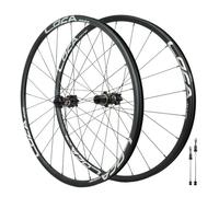 QHYRZE Gravel Paire De Roues Vélo De Route 700C Jante 24H Roue À Frein À Disque Blocage Rapide Avant 100mm Arrière 135mm 360 Clics Moyeu À Rayons Droits, pour Cassette 7-12 Vitesses(700c Silver)