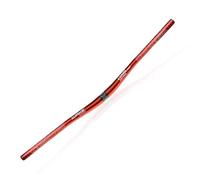 QHYRZE Guidon De VTT 31.8mm Guidon VTT 780mm Guidon De Vélo Extra Long en Alliage D'aluminium Barre De Montée en Forme D'hirondelle(780mm Red)