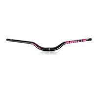 QHYRZE Guidon VTT 31,8 Mm en Alliage D'aluminium Riser VTT Guidon 780 Mm Extra Long Bar DH XC Guidon De Vélo(780mm Black Pink)