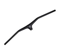 QHYRZE Guidon VTT en Fiber De Carbone 780mm * 80/90/100/110mm VTT Guidon Intégré avec Tige Noir Extra Long Riser Bar DH/XC/AM(780 * 90mm)