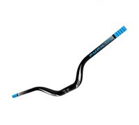 QHYRZE Guidon VTT Riser 31.8mm Guidon De VTT Hauteur 90mm XC/DH Guidon en Alliage D'aluminium 720/780mm Barre Extra Longue(Blauw,720mm)