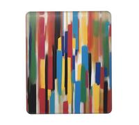 QHZLY A Creative Strokes Tapis de souris multi-tailles avec bords en caoutchouc 21,1 x 26,2 cm pour bureau, bureau, ordinateur portable