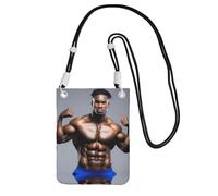 QHZLY Fit Physique Sac à bandoulière pour téléphone portable avec sangle réglable pour femme - Tendance et pratique - Noir, Noir , Taille unique