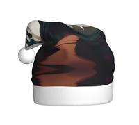 QHZLY GhastlyGrove Chapeau de Noël pour adultes en peluche Accessoire de fête pour festivals et événements