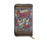 QHZLY Long portefeuille en cuir pour Saints and Sinners - Unisexe, élégant et fonctionnel avec emplacements pour cartes, poches zippées