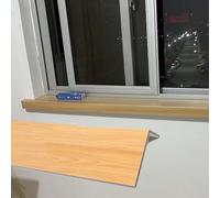 QHZYMX Appui de fenêtre Plaque D'appui De Fenêtre en Bois avec Nez 4cm, Protection Rebord Acrylique Composite, Découpable, Chapeau(A,W 30CM/11.9IN_L 200CM/78.63IN)