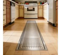 QHZYMX Canal de Drainage 1/2/3/4 Pack Channel Drain Cover, Custom Size & Anti-Slip Trench Drains Grate, Stainless Steel 304 for Pedestrian Area & Commercial Use(1 pcs,22.8x13.8x1in/58x35X2.5cm)