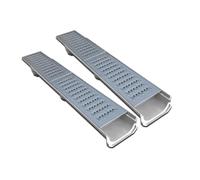 QHZYMX Canal de Drainage 1 2 5 Caniveaux Commerciaux, Grilles Caniveau Robustes Qualité Industrielle, Système Drainage Linéaire Supportant Une Charge 907 Kg (2000 LB)(2 pcs,100x30X20cm/39.4x11.8x7.9)